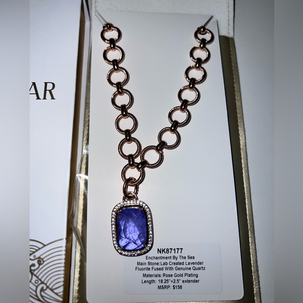 Enchantment by the sea Ring Bomb Party Resort Wear Necklace Rose gold plating